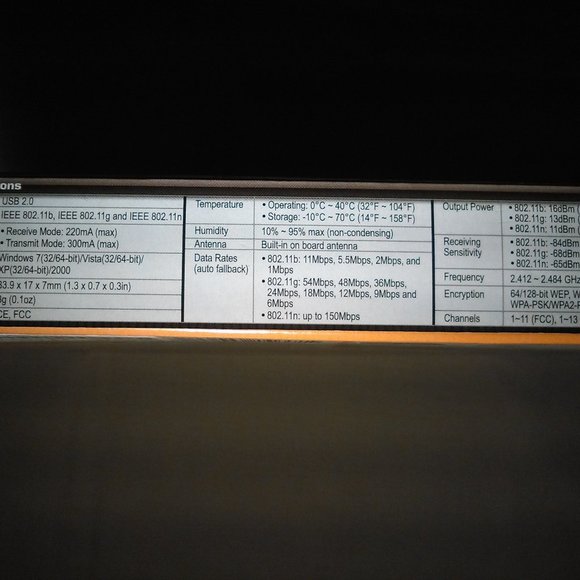 TRENDnet 150 Mbps Mini Wireless N USB Adapter; Model: TEW-648UB-Last ONE - Picture 5 of 14